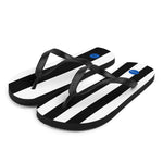 Newcastle United 1990 Retro Flip Flops Front Left