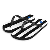 Newcastle United 1990 Retro Flip Flops Front Left