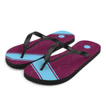 West Ham 1993 Retro Flip Flops Front Left