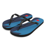 Arsenal 1995 Retro Flip Flops Front Left