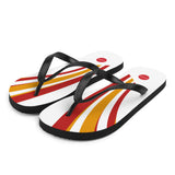 Spain 1996 Retro Football Flip Flops Front Left