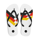 Germany 1990 Retro Football Flip Flops Top