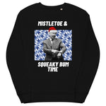 Sir Alex Ferguson - 'Mistletoe and Squeaky Bum Time' Christmas Jumper - black