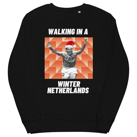 'Walking in a Winter Netherlands' - Holland '88 Christmas Jumper - black