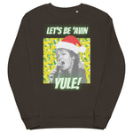 Let's Be ‘Avin Yule - Norwich City Delia Smith Christmas Jumper - charcoal