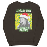 Let's Be ‘Avin Yule - Norwich City Delia Smith Christmas Jumper - charcoal