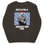 Sir Alex Ferguson - 'Mistletoe and Squeaky Bum Time' Christmas Jumper - charcoal