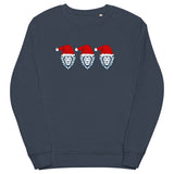 Three Lions on a (Christmas Sweat)shirt - England Christmas Jumper - navy