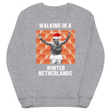 'Walking in a Winter Netherlands' - Holland '88 Christmas Jumper - grey marl