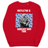 Sir Alex Ferguson - 'Mistletoe and Squeaky Bum Time' Christmas Jumper - red