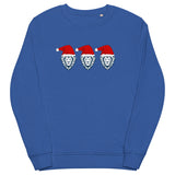 Three Lions on a (Christmas Sweat)shirt - England Christmas Jumper - blue