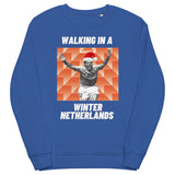 'Walking in a Winter Netherlands' - Holland '88 Christmas Jumper - blue