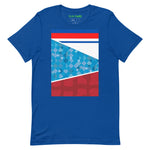 England Classic Football Shirt Mash-up T-Shirt - blue